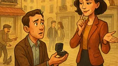 Banc: Iubito, vrei să te căsătorești cu mine?