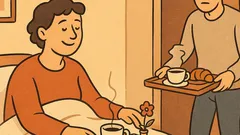 Banc: Avantaj: mic dejun în pat...