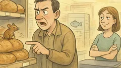 Banc: Doamnă casieră, șoarece la pâine!